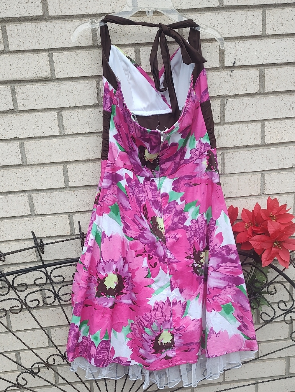 Pink/White Flower Dress - Picture 7 of 10